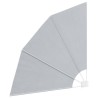 Auvent latéral pliable de balcon Gris 140x140 cm 523856523856
