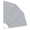 Auvent latéral pliable de balcon Gris 140x140 cm 523856523856
