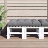 Coussin de palette 120x80x12 cm gris tissu 523861523861