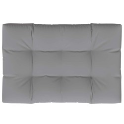 Coussin de palette 120x80x12 cm gris tissu 523861523861
