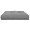 Coussin de palette 120x80x12 cm gris tissu 523861523861
