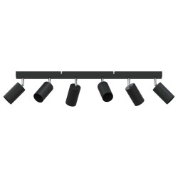 Spot de plafond avec des projecteurs Noir 73 x 6 x 16 cm Métal 523868523868