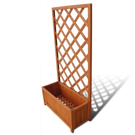 Jardinière en treillis 70 x 30 x 135 cm 523872523872