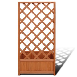 Jardinière en treillis 70 x 30 x 135 cm 523872523872
