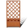 Jardinière en treillis 70 x 30 x 135 cm 523872523872