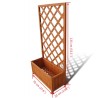 Jardinière en treillis 70 x 30 x 135 cm 523872523872