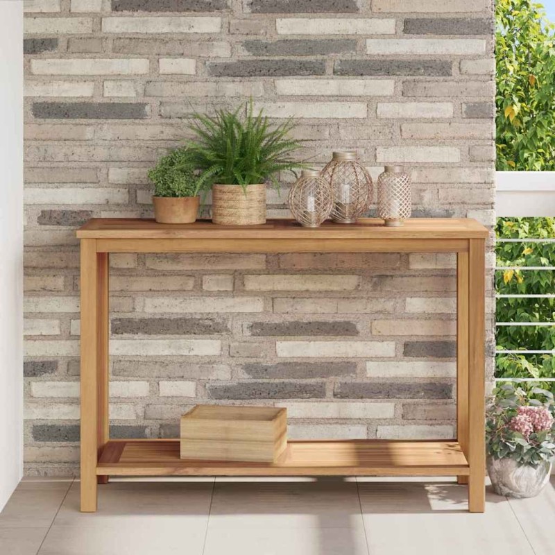 Table console Marron 110 x 40 x 75 cm Bois de teck massif 523889523889