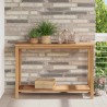 Table console Marron 110 x 40 x 75 cm Bois de teck massif 523889523889
