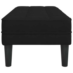 banc avec coussin Noir 113 x 57 x 39 cm Velours 523908523908