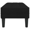 banc avec coussin Noir 113 x 57 x 39 cm Velours 523908523908