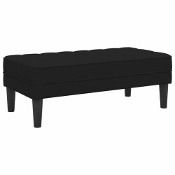 banc avec coussin Noir 113 x 57 x 39 cm Velours 523908523908