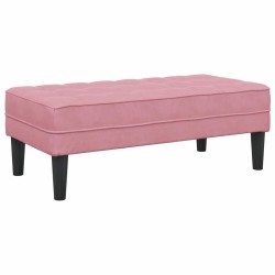 banc avec coussin Rose 113 x 57 x 39 cm Velours 523909523909