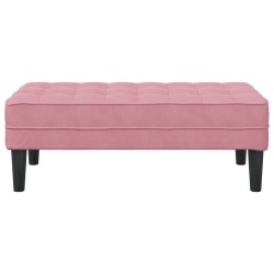 banc avec coussin Rose 113 x 57 x 39 cm Velours 523909523909