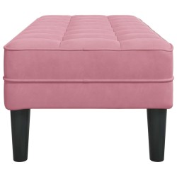 banc avec coussin Rose 113 x 57 x 39 cm Velours 523909523909