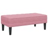 banc avec coussin Rose 113 x 57 x 39 cm Velours 523909523909