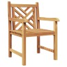 Chaise de jardin 2 pcs 60 x 58 x 90 cm Bois de teck massif 523910523910