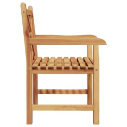 Chaise de jardin 2 pcs 60 x 58 x 90 cm Bois de teck massif 523910523910