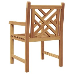 Chaise de jardin 2 pcs 60 x 58 x 90 cm Bois de teck massif 523910523910