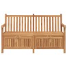 Banc de jardin avec porte 150 x 60 x 90 cm Bois de teck massif 523911523911