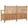 Banc de jardin avec porte 150 x 60 x 90 cm Bois de teck massif 523911523911