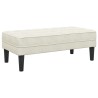 banc avec coussin Crème 113 x 57 x 39 cm Velours 523912523912