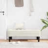 banc avec coussin Crème 113 x 57 x 39 cm Velours 523912523912