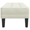 banc avec coussin Crème 113 x 57 x 39 cm Velours 523912523912