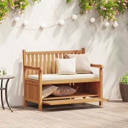 Banc de jardin avec porte 114 x 60 x 90 cm Bois de teck massif 523913523913