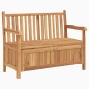 Banc de jardin avec porte 114 x 60 x 90 cm Bois de teck massif 523913523913
