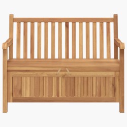 Banc de jardin avec porte 114 x 60 x 90 cm Bois de teck massif 523913523913