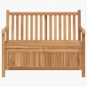 Banc de jardin avec porte 114 x 60 x 90 cm Bois de teck massif 523913523913