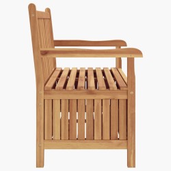 Banc de jardin avec porte 114 x 60 x 90 cm Bois de teck massif 523913523913