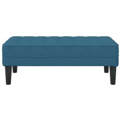 banc avec coussin Bleu 113 x 57 x 39 cm Velours 523916523916