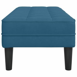 banc avec coussin Bleu 113 x 57 x 39 cm Velours 523916523916