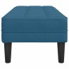 banc avec coussin Bleu 113 x 57 x 39 cm Velours 523916523916