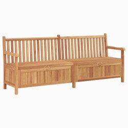 Banc de jardin avec porte 228 x 60 x 90 cm Bois de teck massif 523919523919