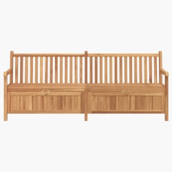 Banc de jardin avec porte 228 x 60 x 90 cm Bois de teck massif 523919523919