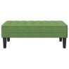 banc avec coussin Vert clair 113 x 57 x 39 cm Velours 523921523921