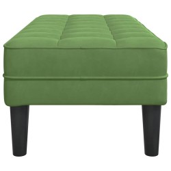 banc avec coussin Vert clair 113 x 57 x 39 cm Velours 523921523921