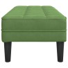 banc avec coussin Vert clair 113 x 57 x 39 cm Velours 523921523921