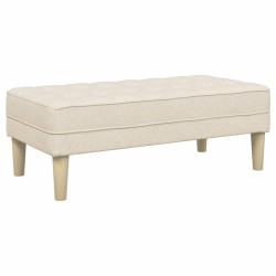banc avec coussin Lin 113 x 57 x 39 cm tissu 523922523922