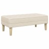 banc avec coussin Lin 113 x 57 x 39 cm tissu 523922523922