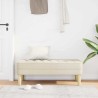 banc avec coussin Lin 113 x 57 x 39 cm tissu 523922523922