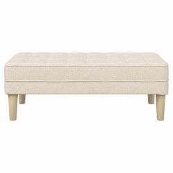 banc avec coussin Lin 113 x 57 x 39 cm tissu 523922523922