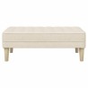 banc avec coussin Lin 113 x 57 x 39 cm tissu 523922523922