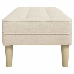 banc avec coussin Lin 113 x 57 x 39 cm tissu 523922523922