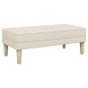 banc avec coussin Lin 113 x 57 x 39 cm tissu 523922523922