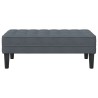 banc avec coussin Gris foncé 113 x 57 x 39 cm Velours 523924523924