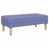 banc avec coussin Bleu denim 113 x 57 x 39 cm tissu 523926523926