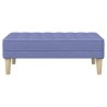 banc avec coussin Bleu denim 113 x 57 x 39 cm tissu 523926523926